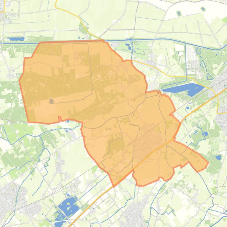 Kaart van de woonplaats Helvoirt.