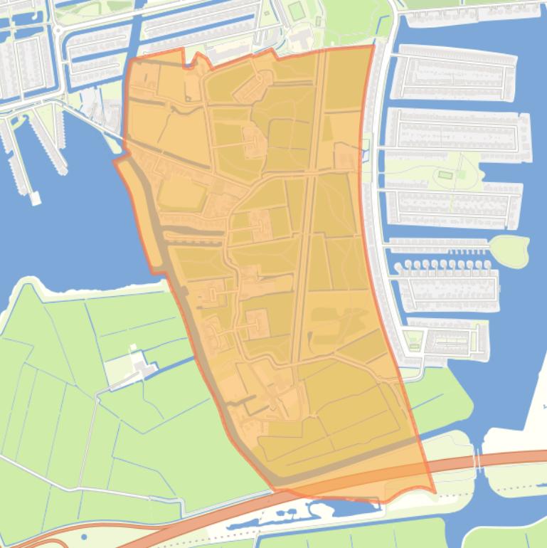 Kaart van de woonplaats Hempens.