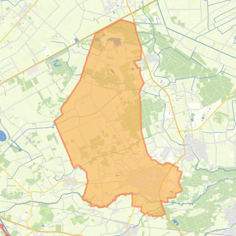 Kaart van de woonplaats Heythuysen.