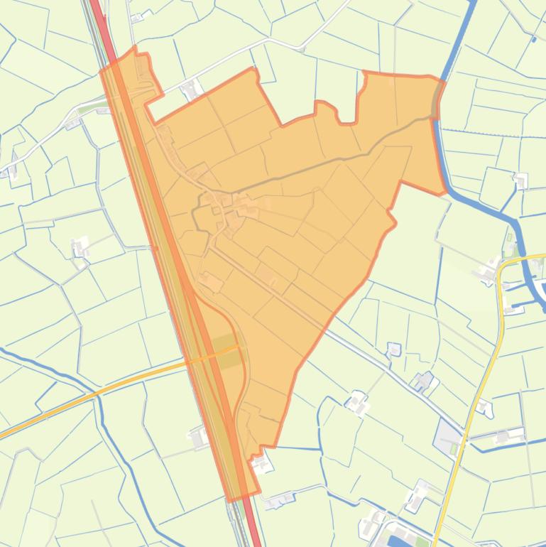 Kaart van de woonplaats Idaerd.