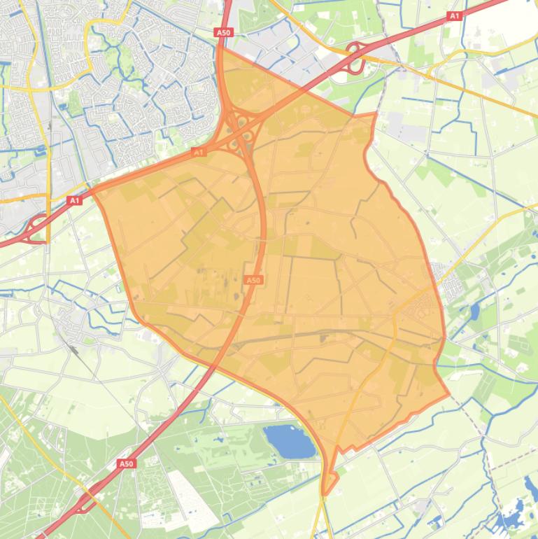 Kaart van de woonplaats Klarenbeek.