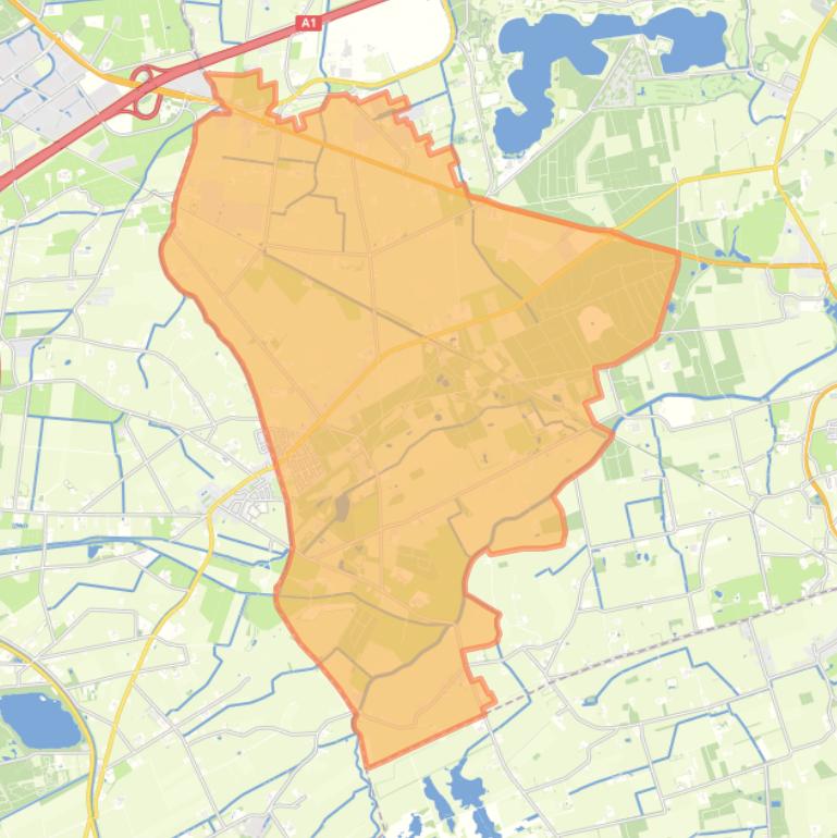 Kaart van de woonplaats Klarenbeek.