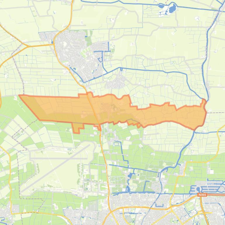 Kaart van de woonplaats Koarnjum.