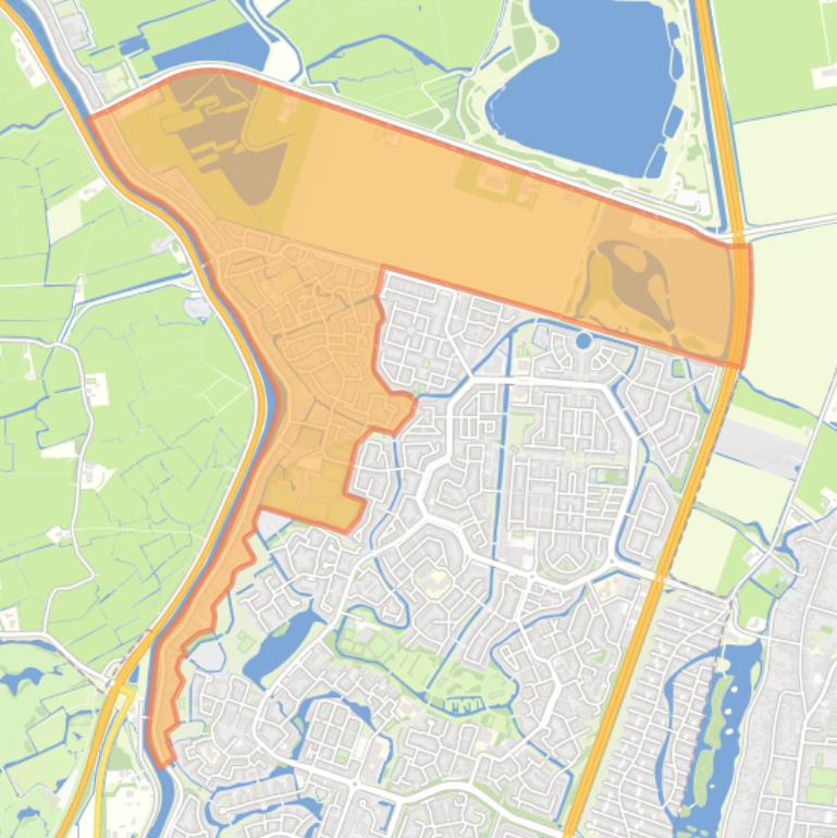 Kaart van de woonplaats Koedijk.