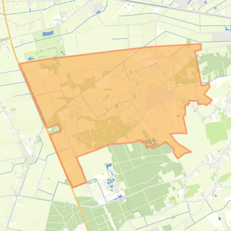 Kaart van de woonplaats Kronenberg.