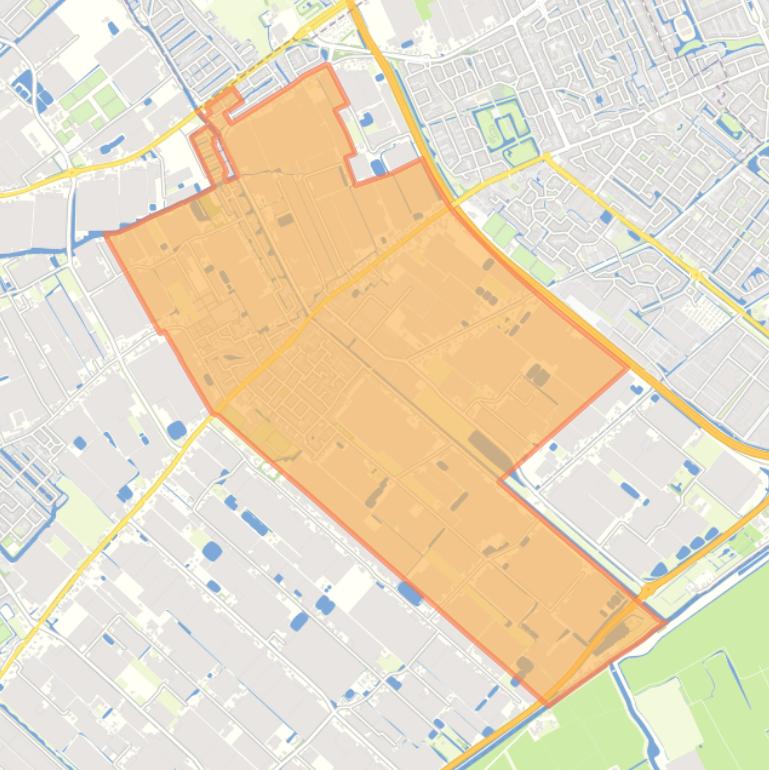 Kaart van de woonplaats Kwintsheul.