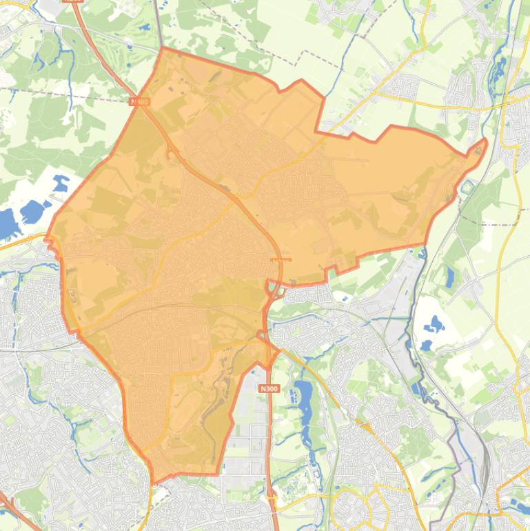 Kaart van de woonplaats Landgraaf.