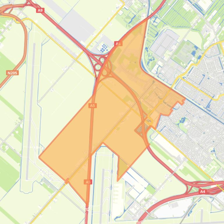 Kaart van de woonplaats Lijnden.