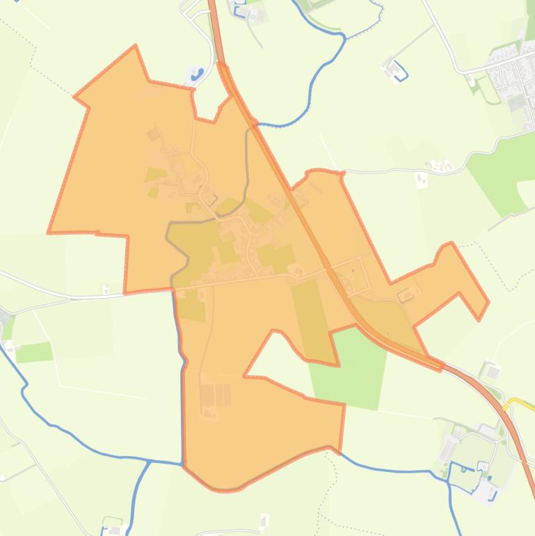 Kaart van de woonplaats Losdorp.