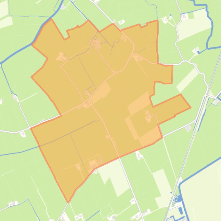 Kaart van de woonplaats Lytsewierrum.