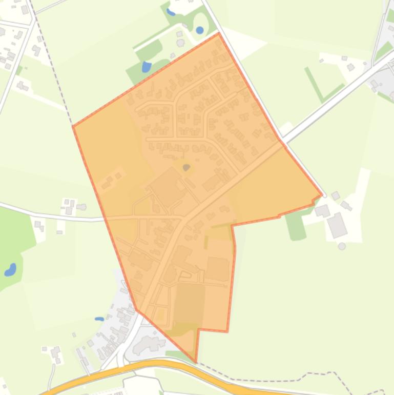 Kaart van de woonplaats Mariaparochie.