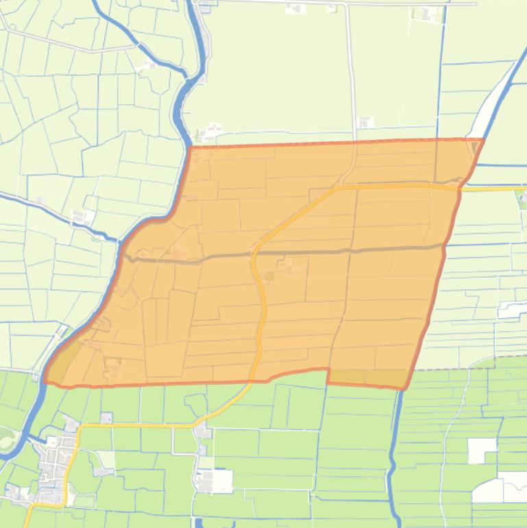 Kaart van de woonplaats Miedum.