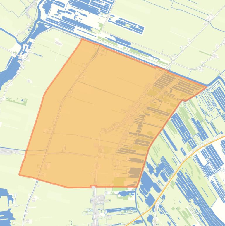 Kaart van de woonplaats Munnekeburen.