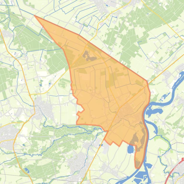 Kaart van de woonplaats Neer.