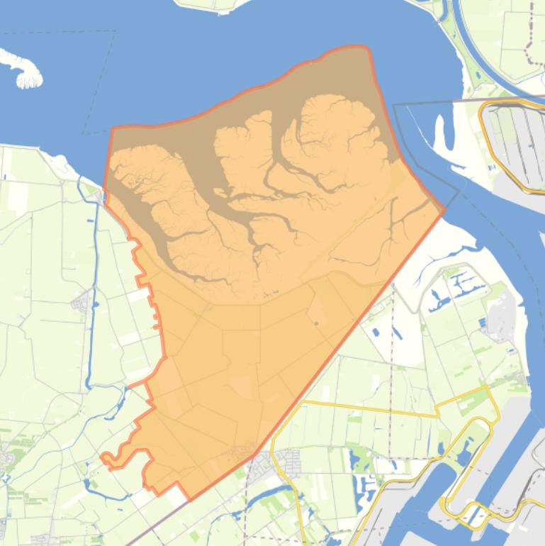 Kaart van de woonplaats Nieuw Namen.