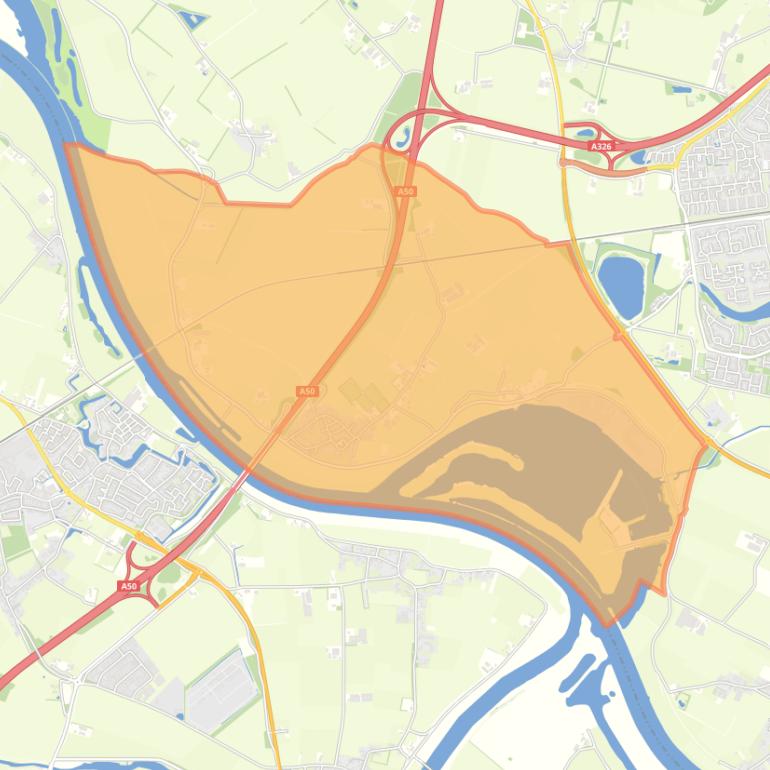 Kaart van de woonplaats Niftrik.