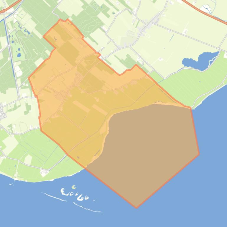 Kaart van de woonplaats Nijemirdum.