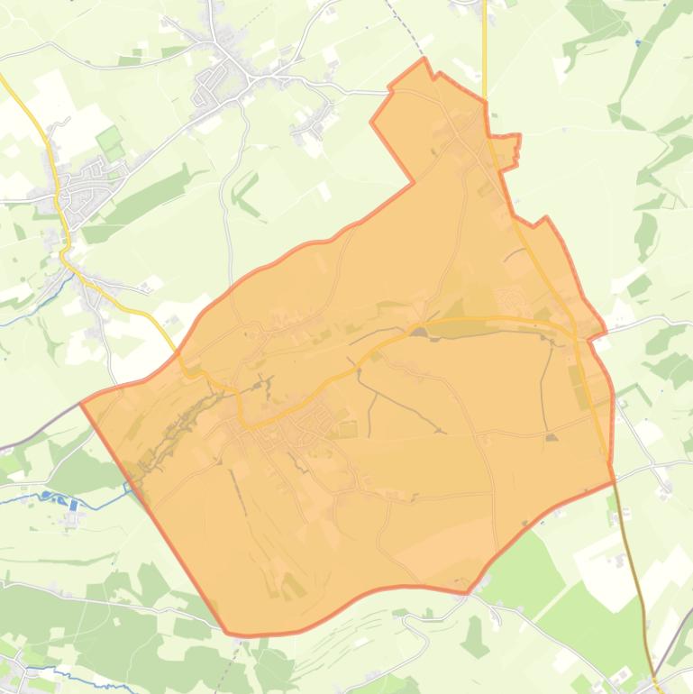 Kaart van de woonplaats Noorbeek.