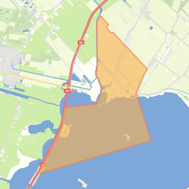 Kaart van de woonplaats Oldeouwer.