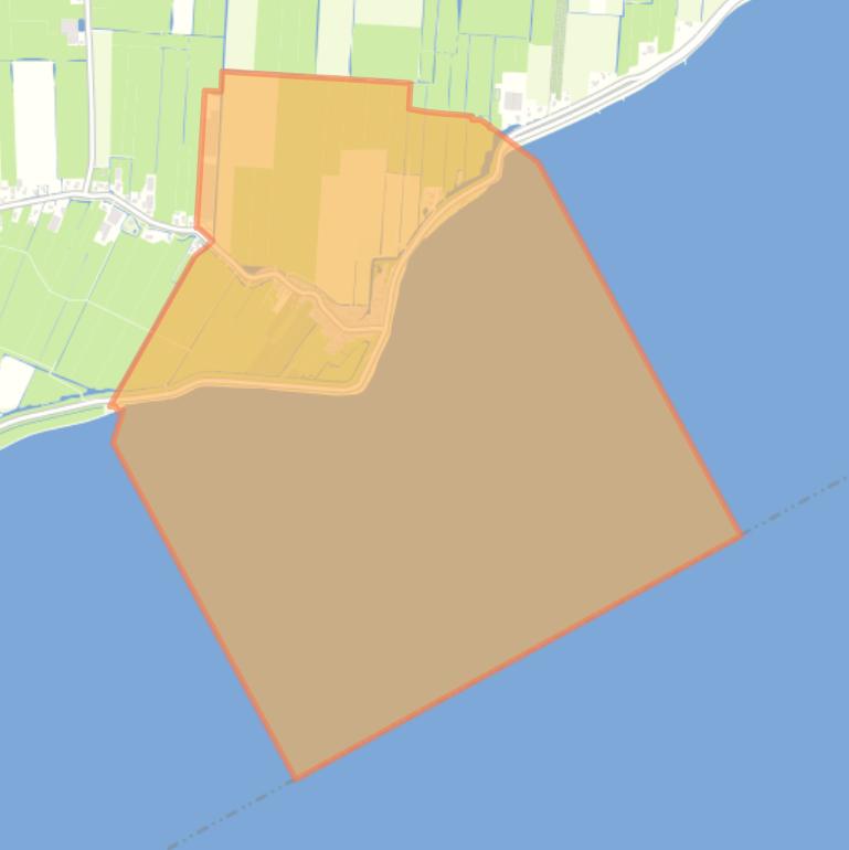 Kaart van de woonplaats Oosterleek.