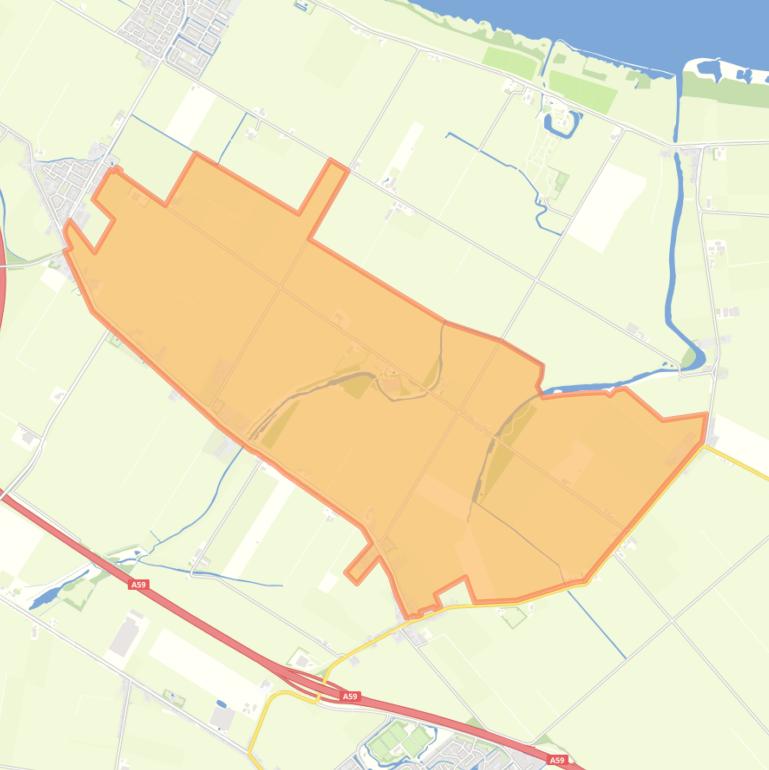 Kaart van de woonplaats Oudemolen.