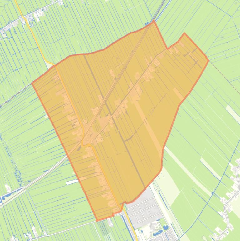 Kaart van de woonplaats Papekop.