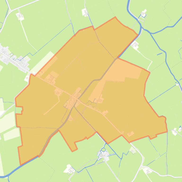 Kaart van de woonplaats Rien.