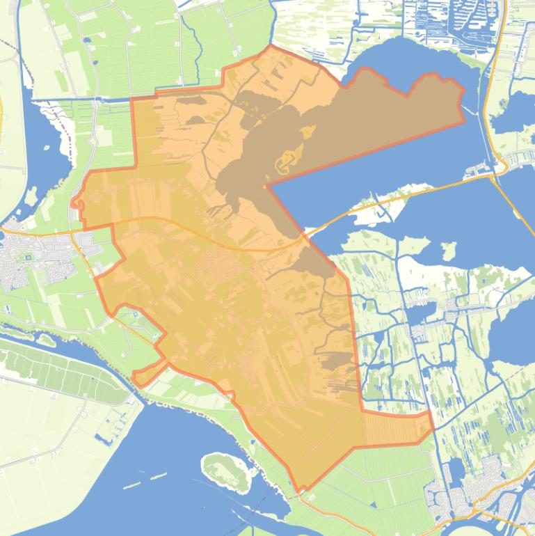 Kaart van de woonplaats Sint Jansklooster.