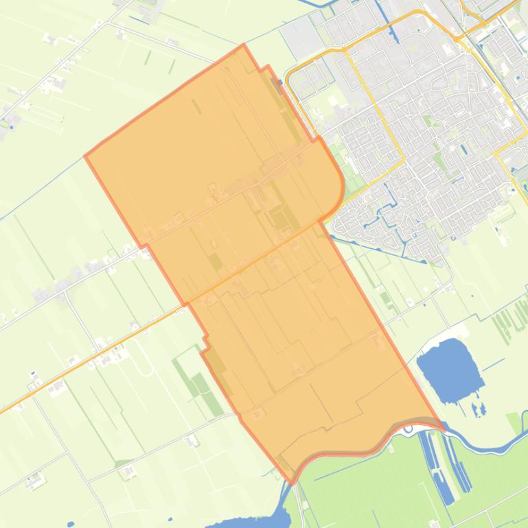 Kaart van de woonplaats Sonnega.