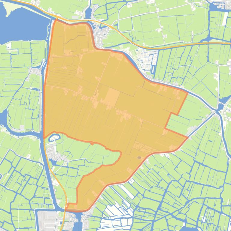 Kaart van de woonplaats Starnmeer.