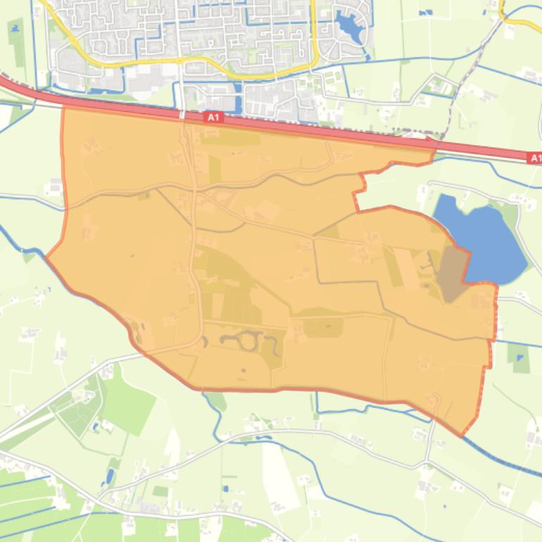 Kaart van de woonplaats Stoutenburg Noord.