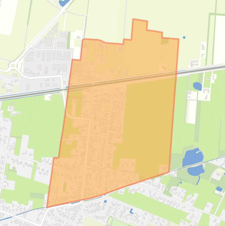 Kaart van de woonplaats Sweagerbosk.