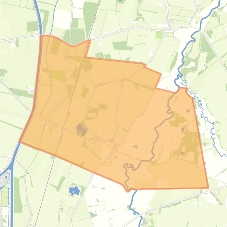 Kaart van de woonplaats Taarlo.