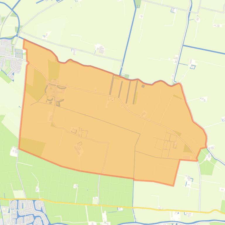 Kaart van de woonplaats Tinallinge.