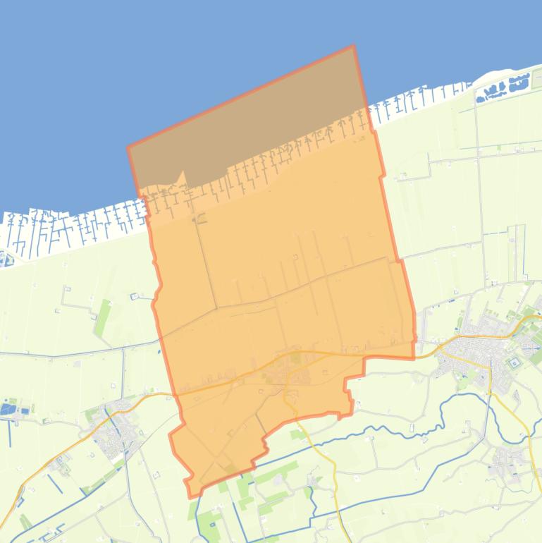 Kaart van de woonplaats Usquert.