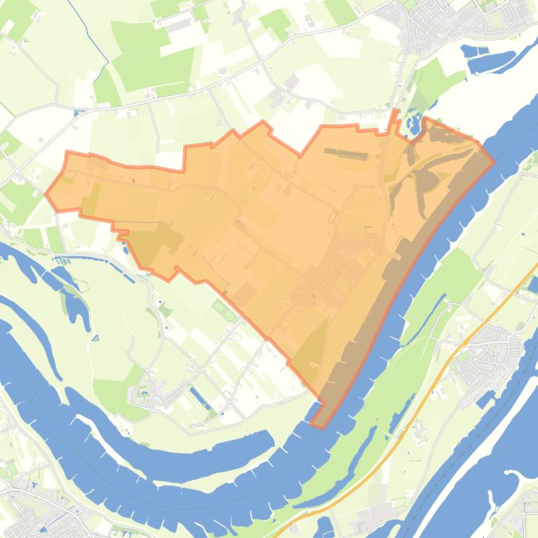 Kaart van de woonplaats Varik.