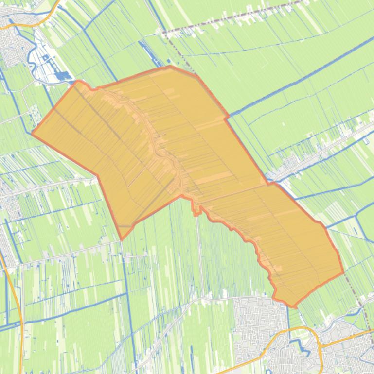 Kaart van de woonplaats Vlist.