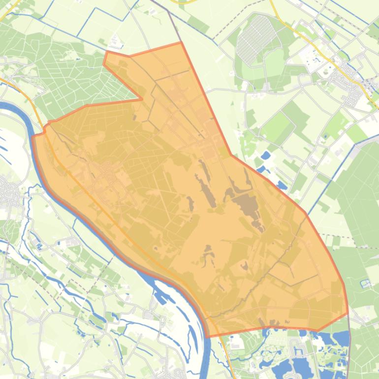 Kaart van de woonplaats Wellerlooi.