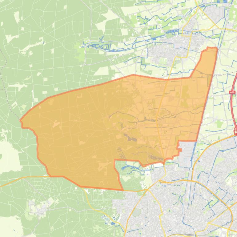 Kaart van de woonplaats Wenum Wiesel.