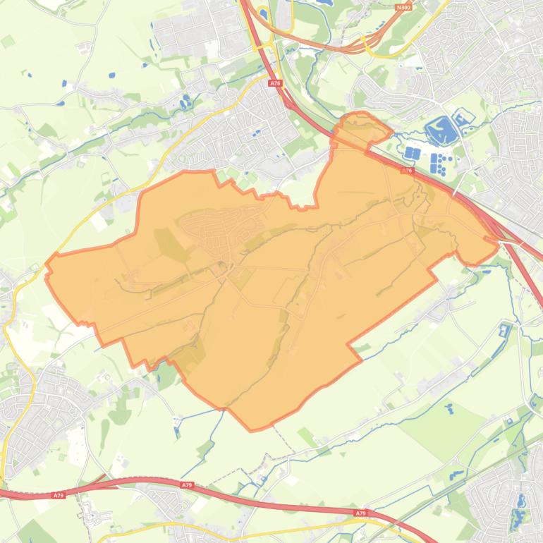 Kaart van de woonplaats Wijnandsrade.