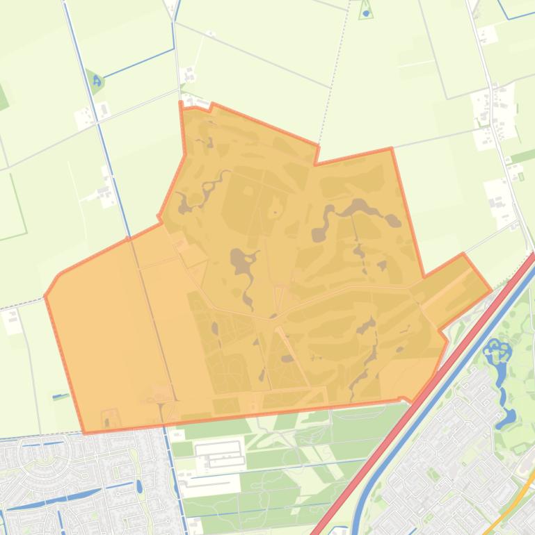 Kaart van de woonplaats Zeijerveen.