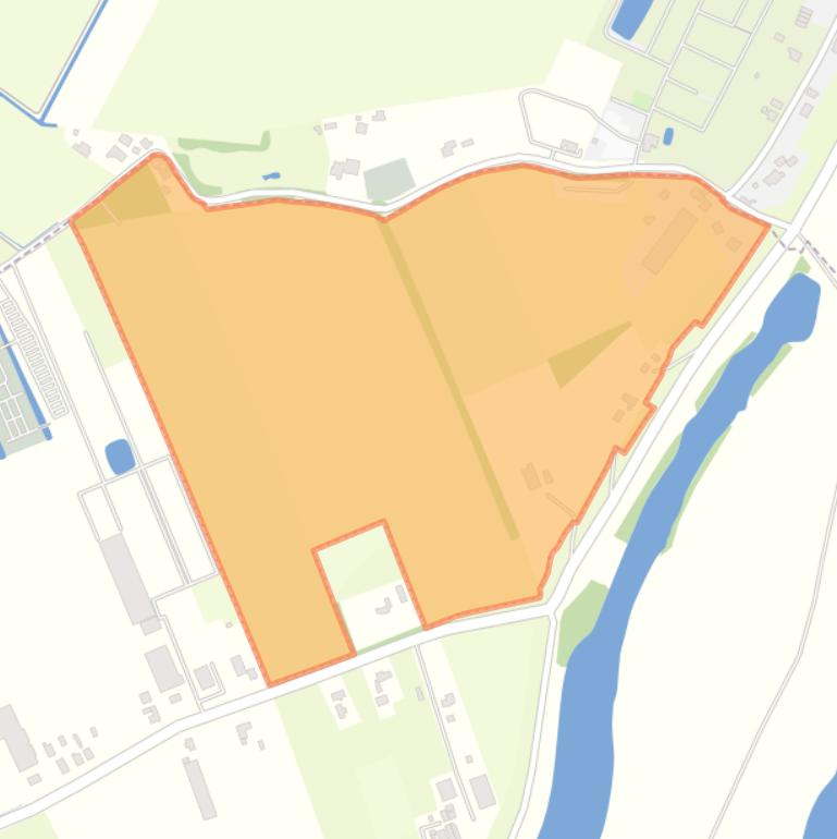 Kaart van de woonplaats Zennewijnen.