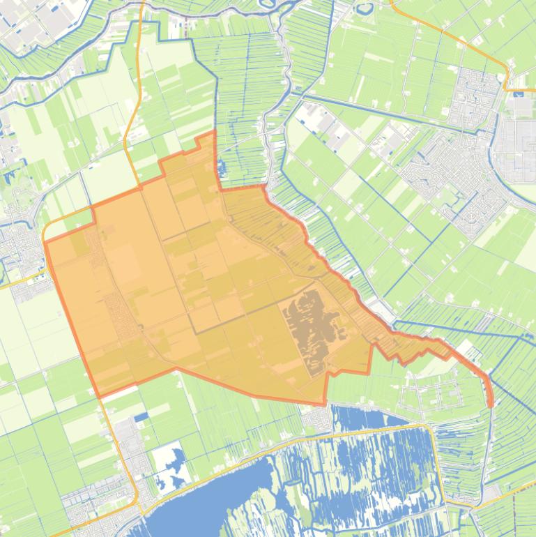 Kaart van de woonplaats Zevenhoven.