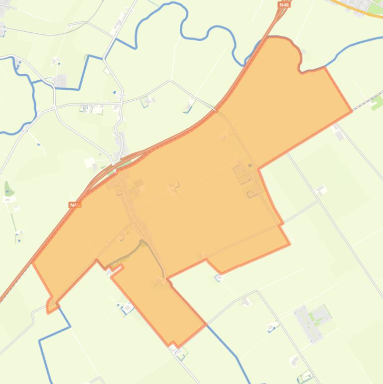 Kaart van de woonplaats Zijldijk.