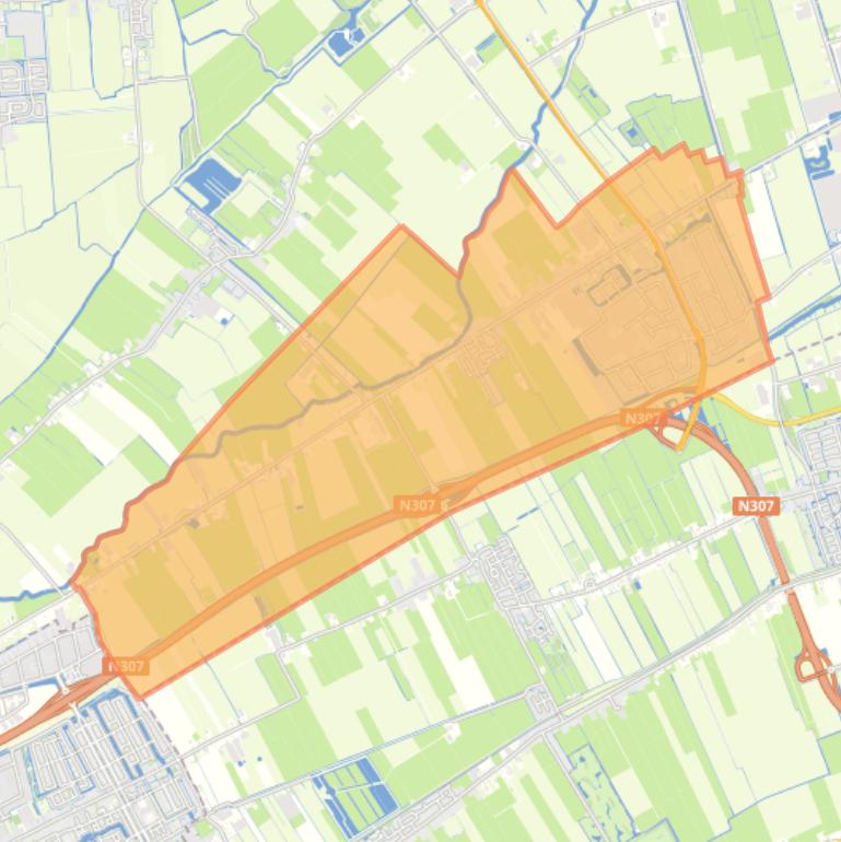 Kaart van de woonplaats Zwaagdijk-Oost.