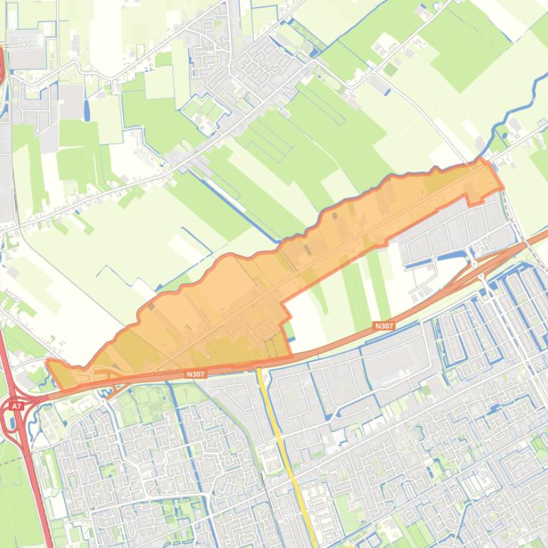 Kaart van de woonplaats Zwaagdijk-West.