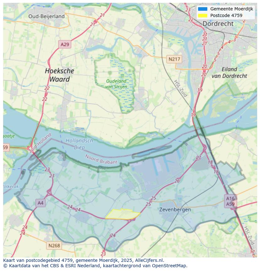 Afbeelding van het postcodegebied 4759 op de kaart.